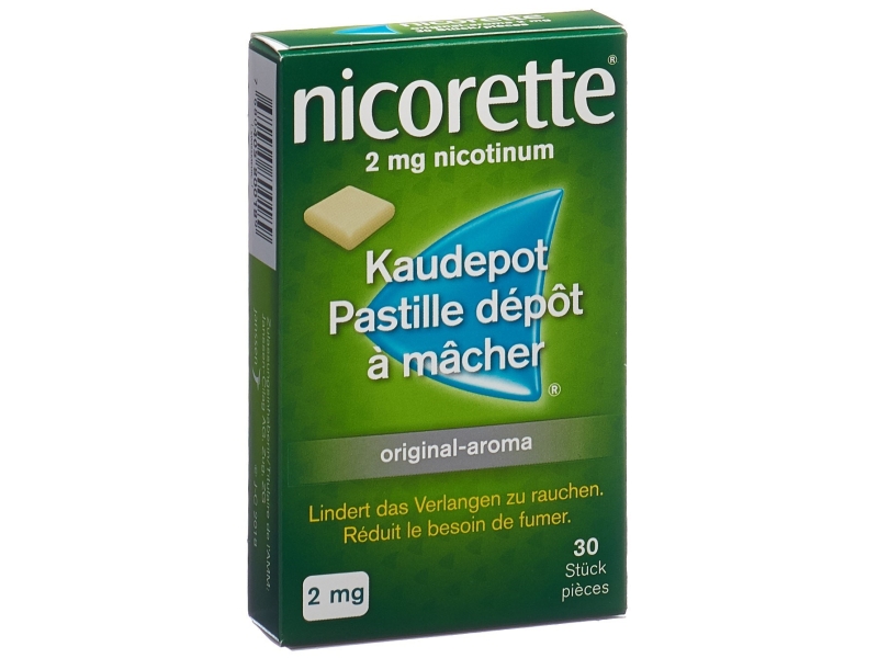 NICORETTE Original Kaudepots 2 mg 30 Stk