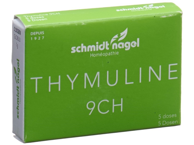 SCHMIDT-NAGEL thymuline globules 9 CH 5 x 1 g
