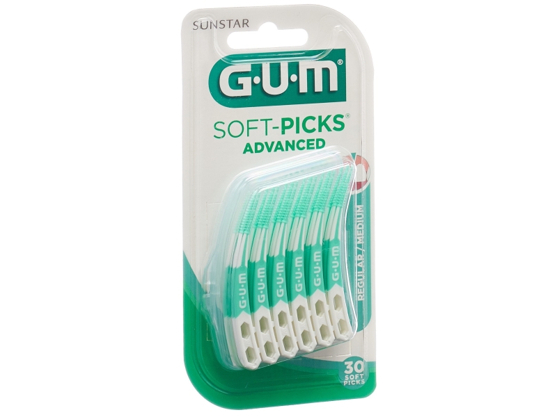 GUM SUNSTAR brossettes interdentaires soft advance 30 pièces
