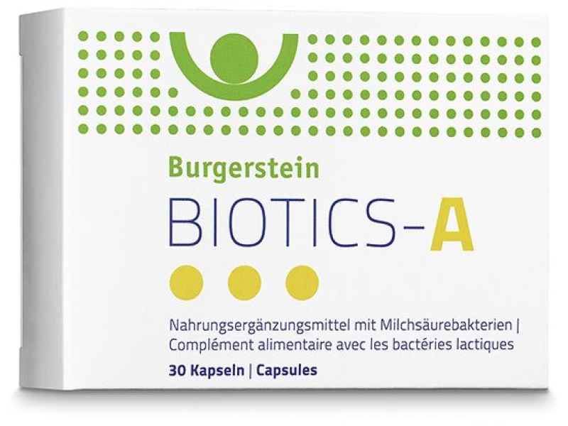 BURGERSTEIN Biotics-A capsules blister 30 pièces