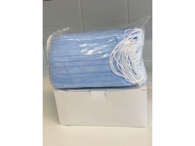 Masques chirurgicaux 50 pièces - 99% filtration, haute qualité