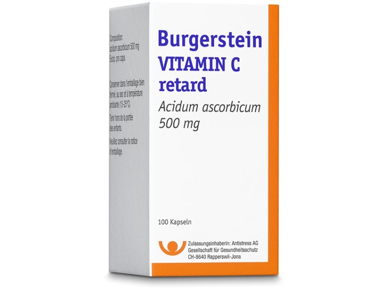 BURGERSTEIN Vitamine C retard compresse 500 mg 100 pezzi