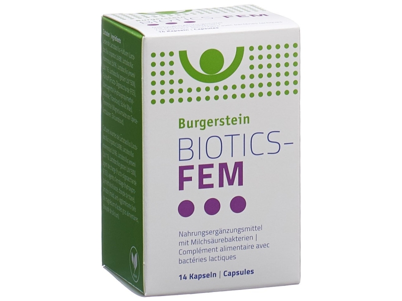 BURGERSTEIN Biotics-Fem Kapseln 14 Stück